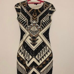 Express mini sequin dress